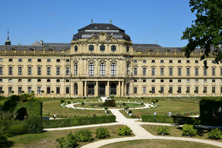 Германия - Город Вюрцбург, резиденция