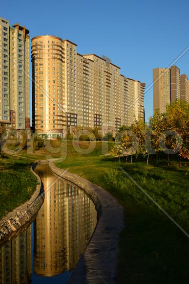 Астана. Городская архитектура. Современные высотные здания 
