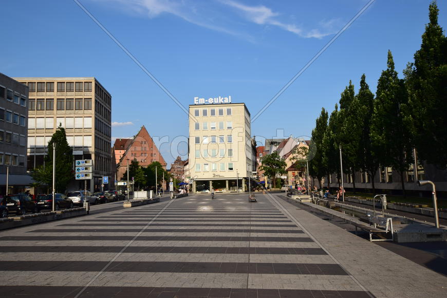 Германия - город Нюрнберг. Улицы города