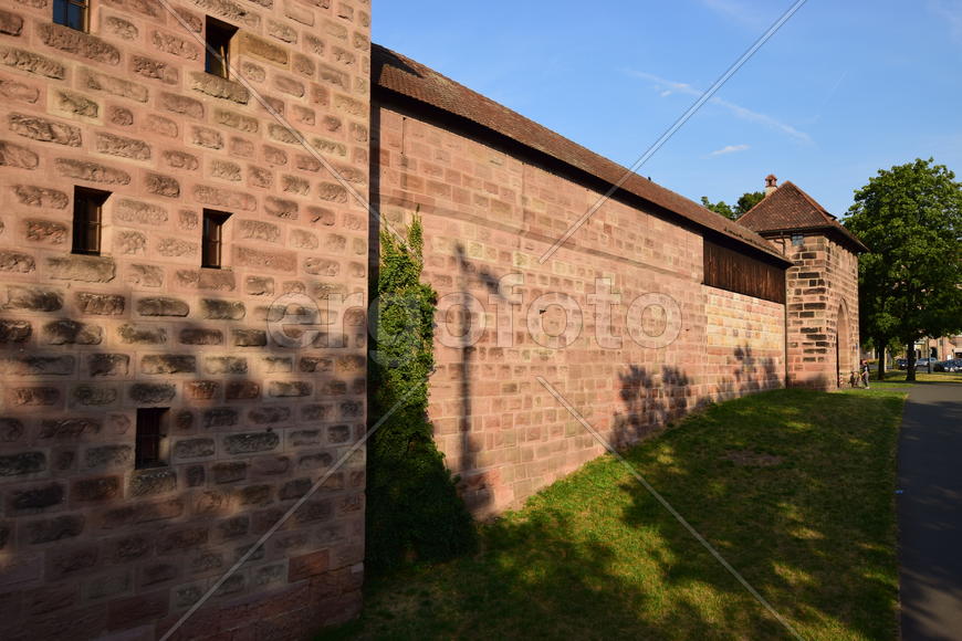 Германия - город Нюрнберг. Памятник архитектуры 