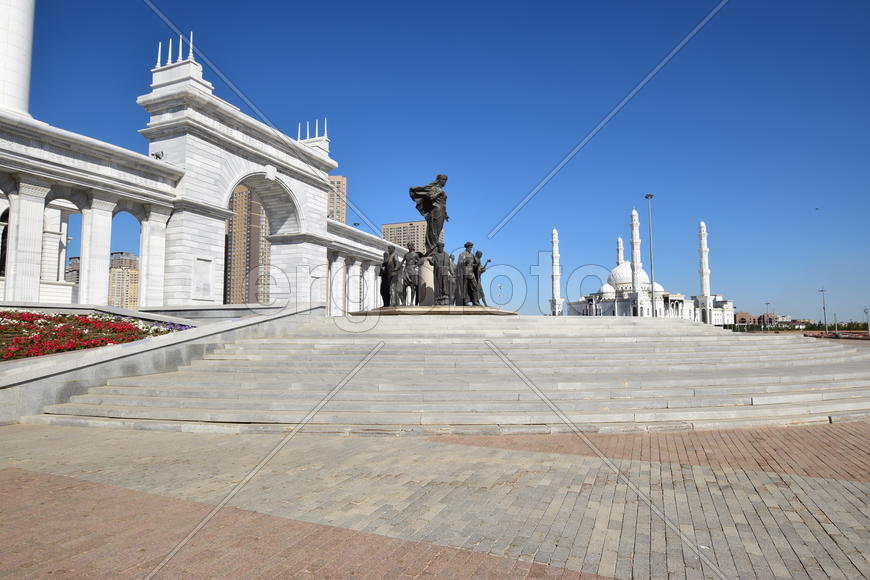 Астана - Площадь независимости. Казахстан