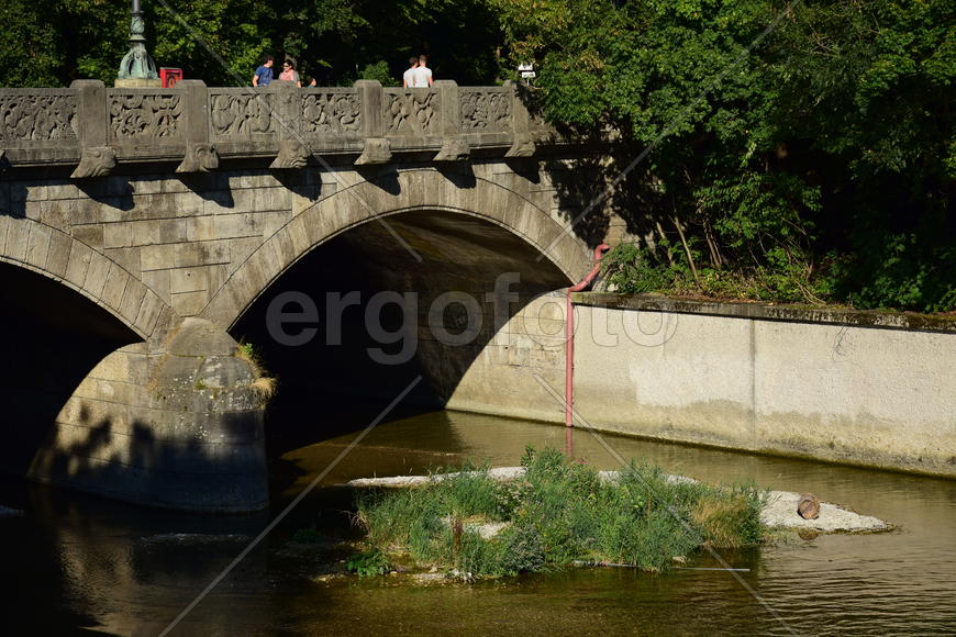 Германия. Мюнхен. Каменный мост 