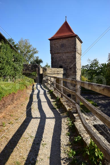 Исторический город Ротенбург в Баварии.