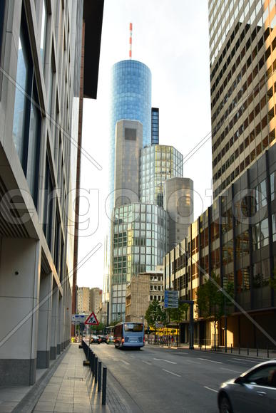 Германия, Франкфурт-на-Майне. Небоскребы 