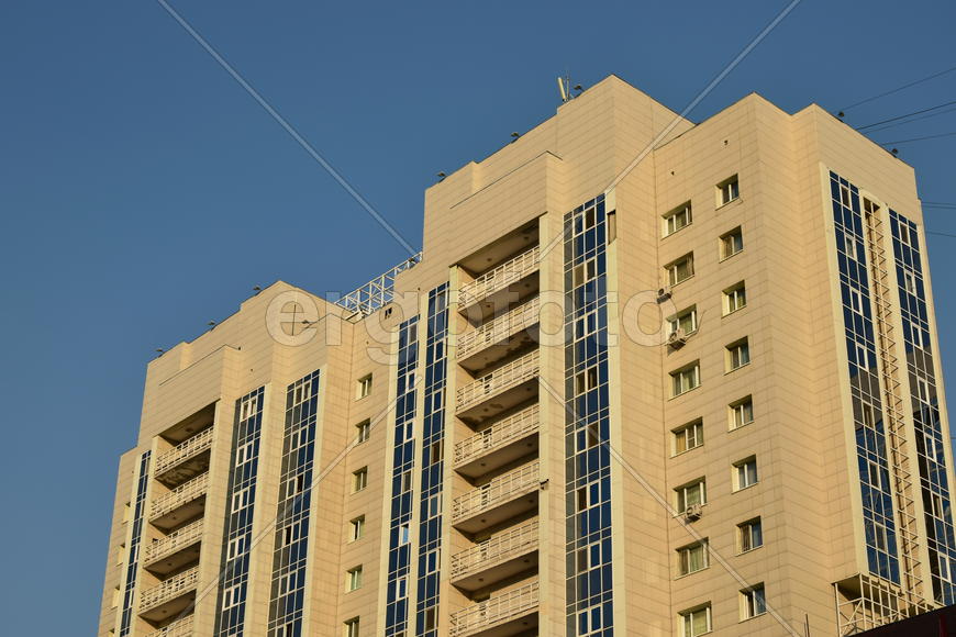 Астана - городская архитектура. Современные многоэтажные здания. Казахстан 