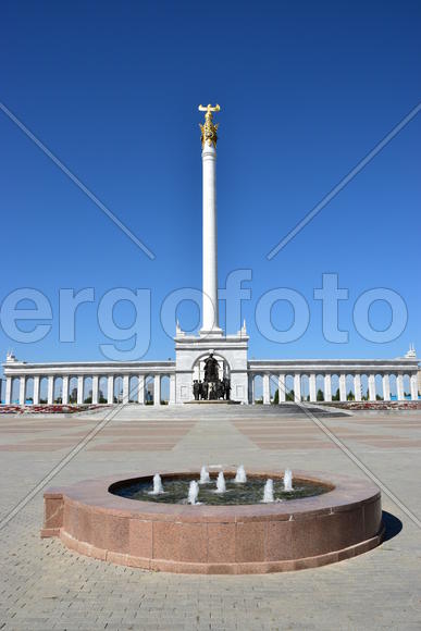 Астана - Площадь независимости. Казахстан