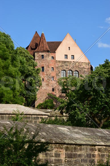 Германия - город Нюрнберг. Памятник архитектуры 