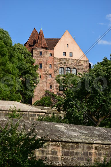Германия - город Нюрнберг. Памятник архитектуры 