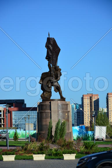 Астана - уличная скульптура. Достопримечательности Казахстана. 