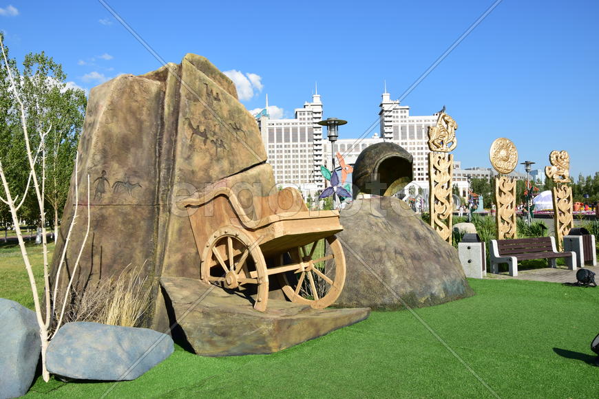 Астана - Этнический фестиваль летом 2017