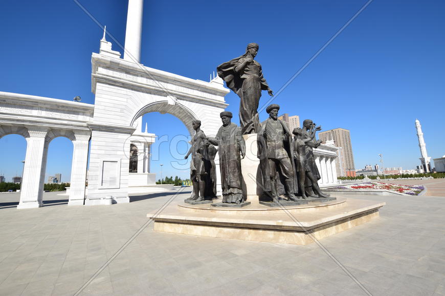 Астана - Площадь независимости. Казахстан