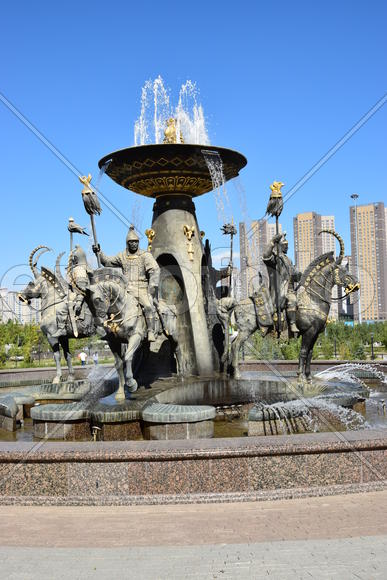 Астана - Площадь независимости. Казахстан