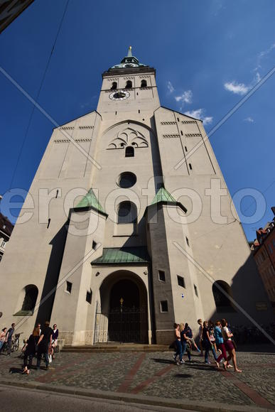 Германия. Мюнхен. Фасад старинного здания 