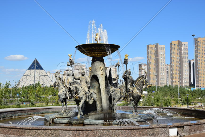 Астана - Площадь независимости. Казахстан