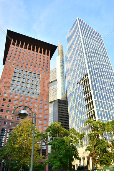 Германия, Франкфурт-на-Майне. Небоскребы 