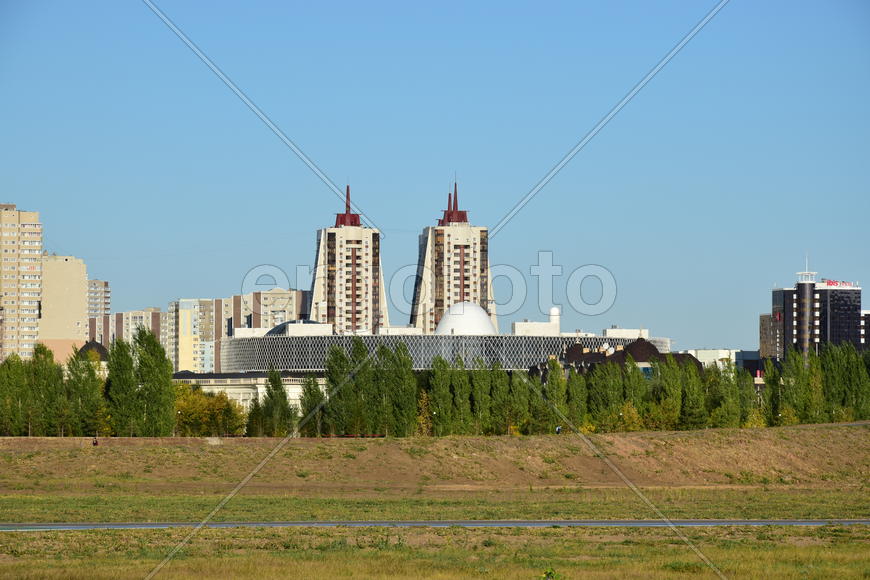 Астана. Городская архитектура. Современные высотные здания 