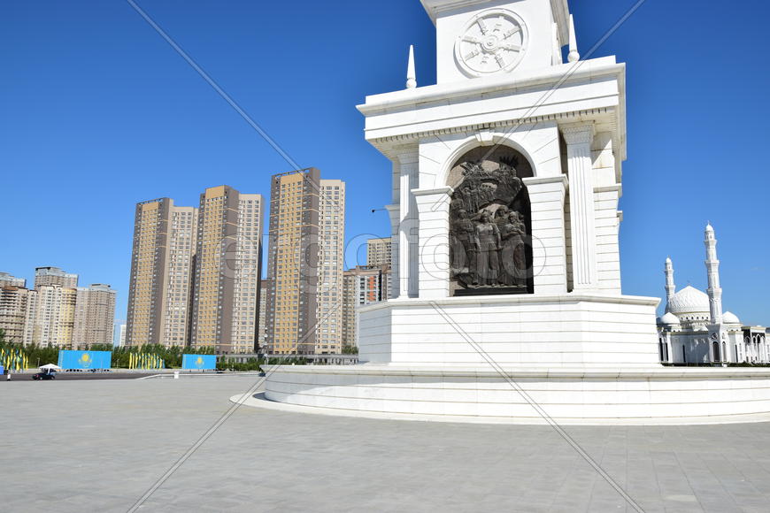 Астана - Площадь независимости. Казахстан