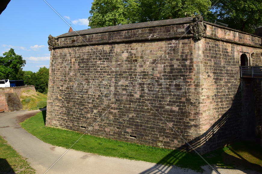 Германия - город Нюрнберг. Памятник архитектуры 