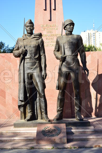 Астана - уличная скульптура. Достопримечательности Казахстана. 