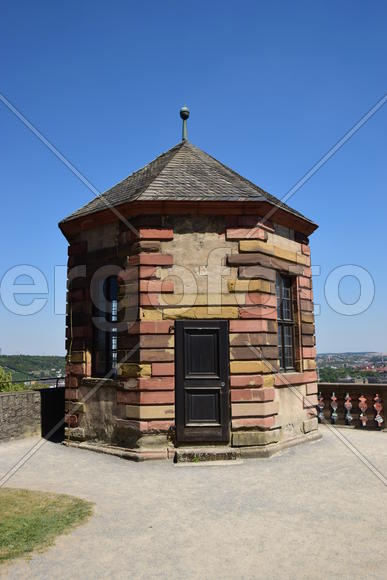 Германия - Город Вюрцбург, Башня замке Мариенберг 