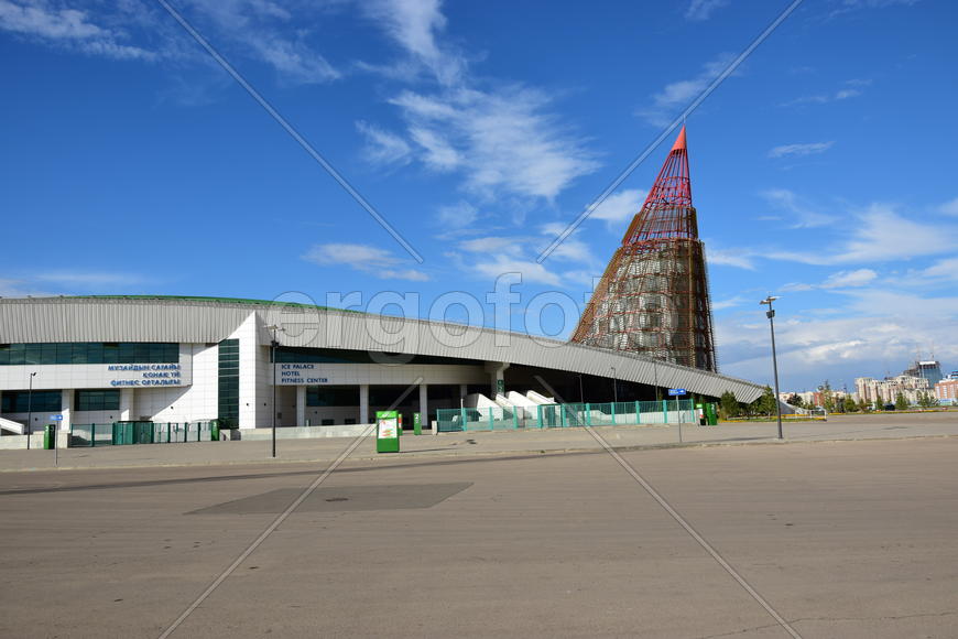 Ледовый дворец "Алау". Астана - Казахстан 