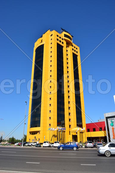 Астана - многоэтажные современные здания. Казахстан 