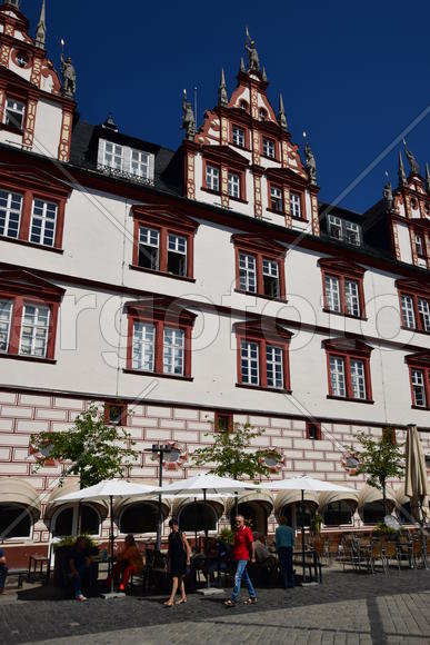 Германия, город Кобург -  памятник архитектуры 