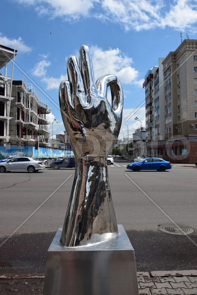 Астана. Уличная скульптура. Казахстан 