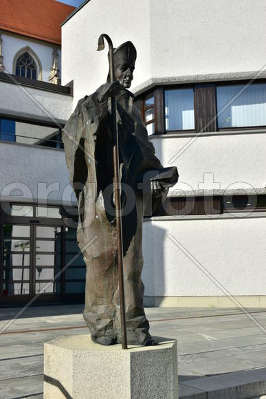 Германия, Аугсбург, Скульптуры города 