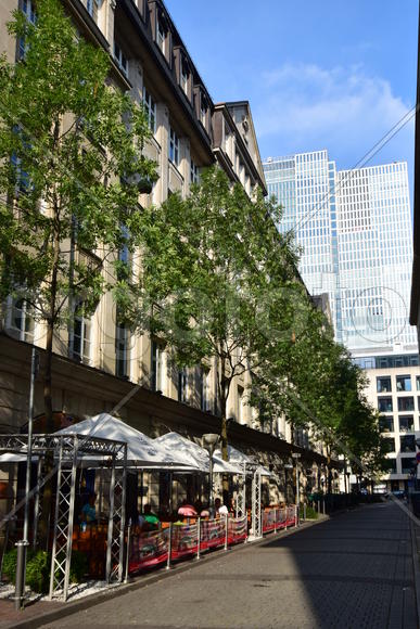 Германия, Франкфурт-на-Майне. Небоскребы 