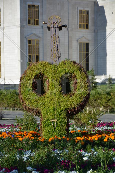 Астана - уличная скульптура. Достопримечательности Казахстана. 