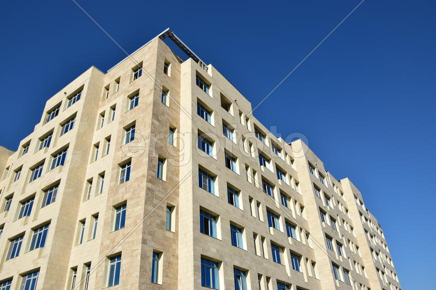 Астана - городская архитектура. Современные многоэтажные здания. Казахстан 