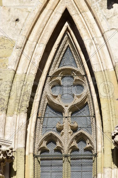 Германия - город Регенсбург. Фасад старинного здания 