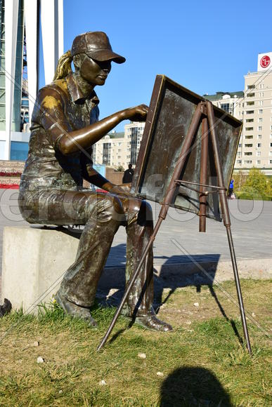 Уличная скульптура Астаны