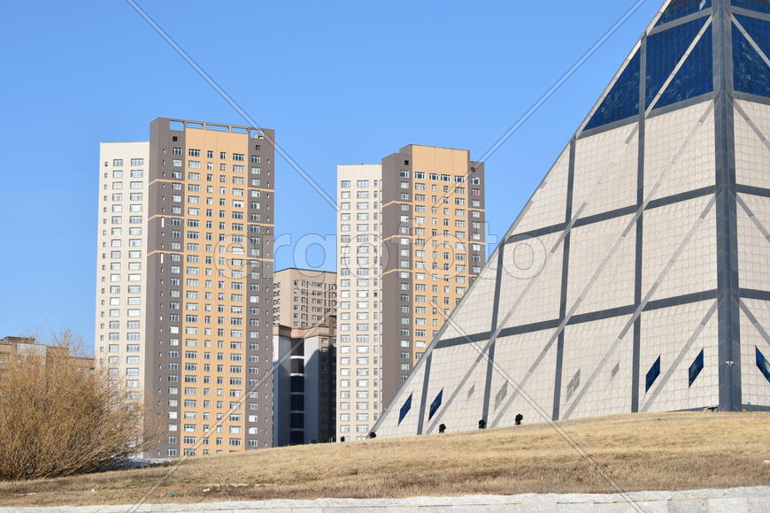 Астана - городская архитектура. Казахстан 