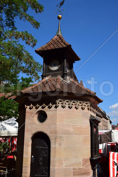 Германия - город Нюрнберг. Памятник Архитектуры 