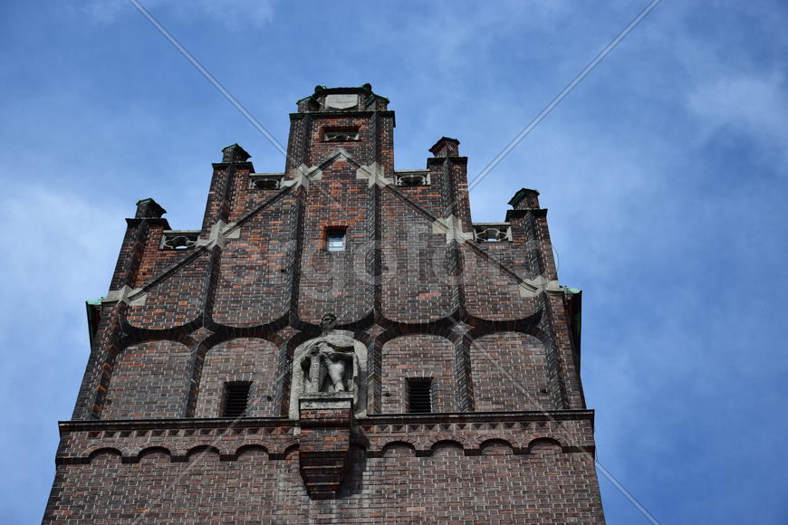 Германия. Мюнхен. Фасад старинного здания 