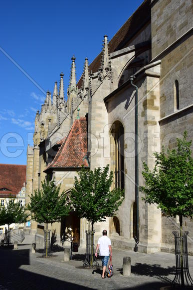 Германия - исторический город Ротенбург в Баварии
