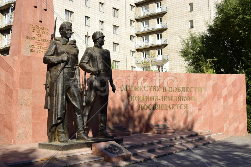 Астана - уличная скульптура. Достопримечательности Казахстана. 