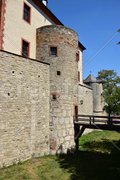 Германия - Город Вюрцбург, Башни замка 