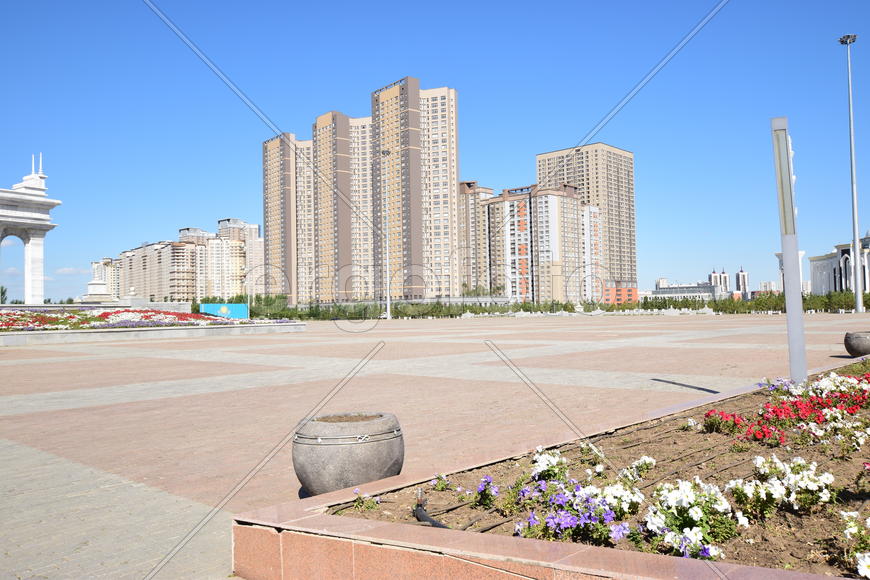 Астана - Площадь независимости. Казахстан