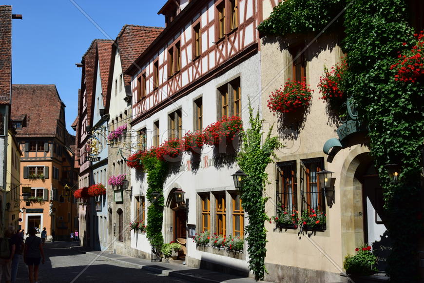 Германия - исторический город Ротенбург в Баварии