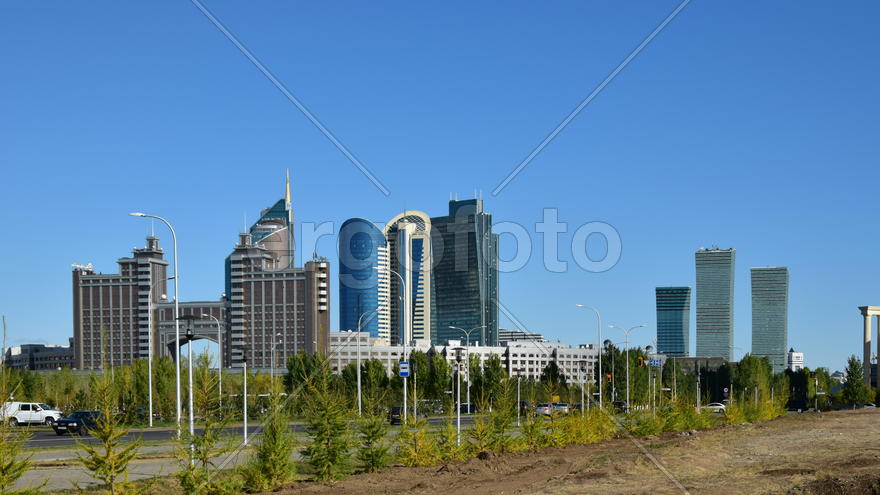 Астана - высотные здания 