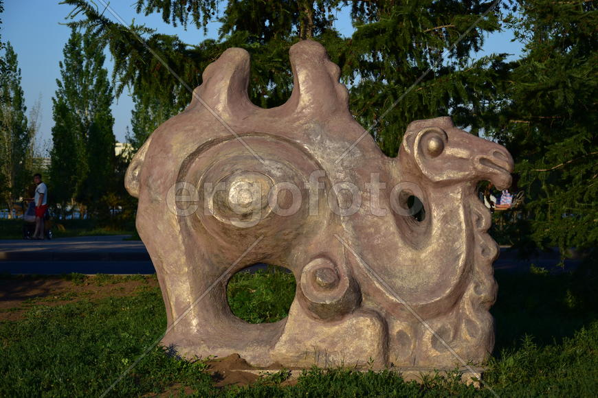 Уличная скульптура Астаны