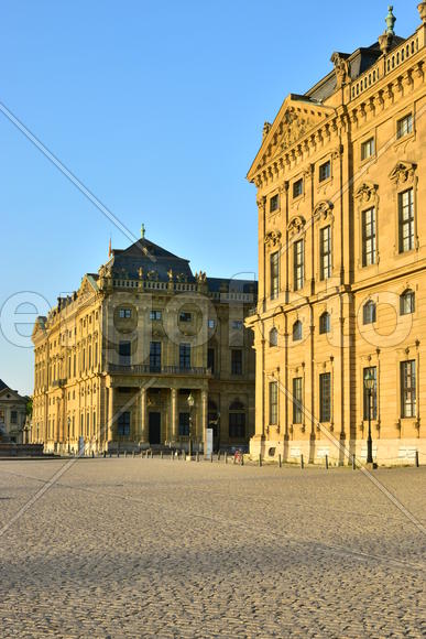 Германия, Франфурт-на-Майне. Вид на резиденцию