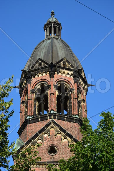 Германия. Мюнхен. Башня старинного здания 