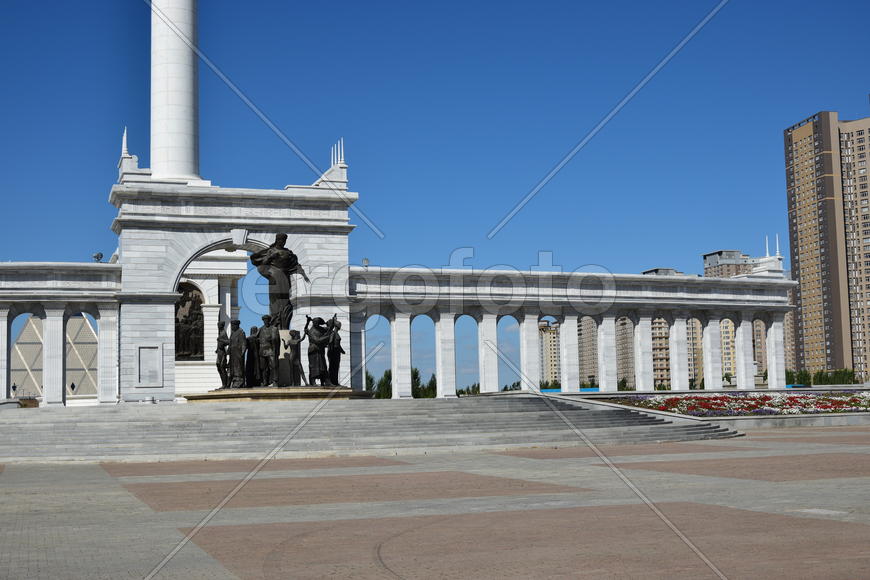 Астана - Площадь независимости. Казахстан