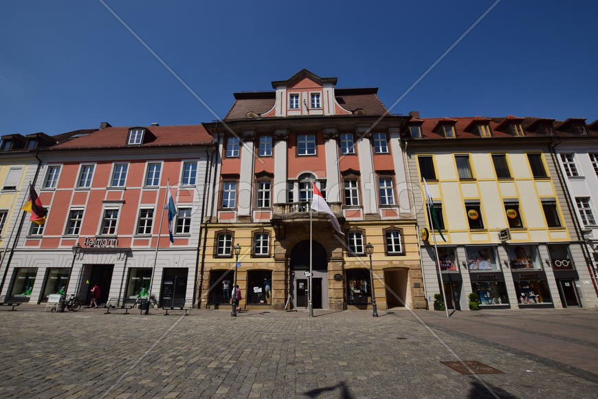 Германия - город Ансбах под Нюрнбергом. Памятник архитектуры 