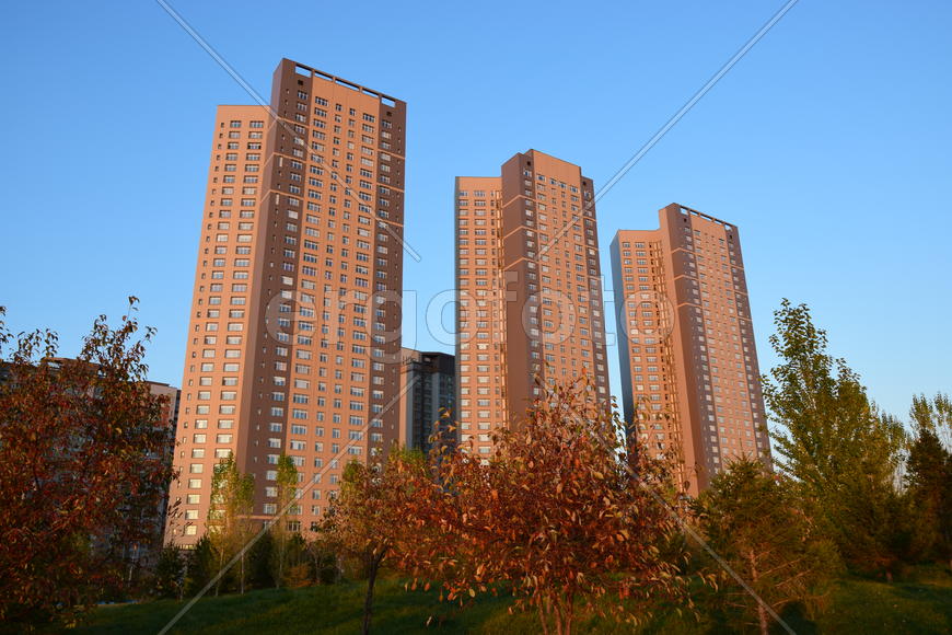 Астана - многоэтажные жилые дома