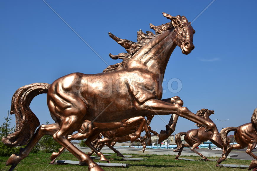 Уличная скульптура Астаны